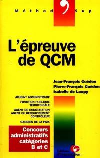 L'épreuve de QCM