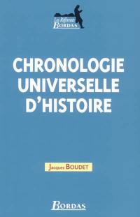 Chronologie universelle d'histoire