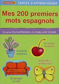 Mes 200 premiers mots espagnols : 50 cartes pour apprendre le vocabulaire de base