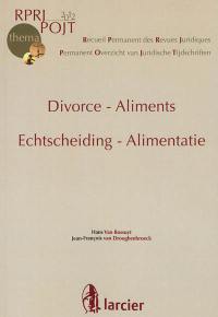 Divorce, aliments. Echtscheiding, Alimentatie