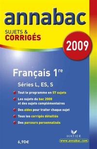 Français 1re séries générales L, ES, S