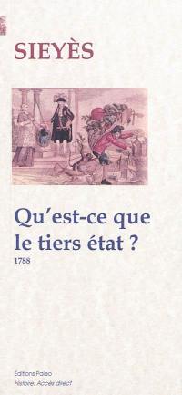 Qu'est-ce que le tiers état ? : 1788