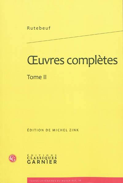 Oeuvres complètes. Vol. 2