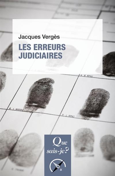 Les erreurs judiciaires