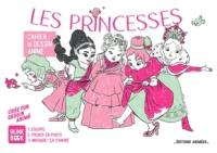 Les princesses : cahier de dessin animé