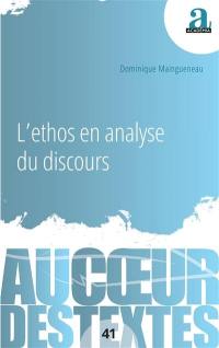 L'ethos en analyse du discours