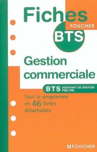 Gestion commerciale, BTS assistant de gestion de PME-PMI