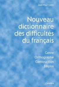 Nouveau dictionnaire des difficultés du français