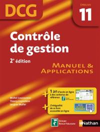 Contrôle de gestion, DCG épreuve 11