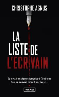 La liste de l'écrivain