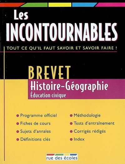 Brevet histoire-géographie, éducation civique