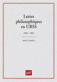 Luttes philosophiques en URSS : 1922-1931