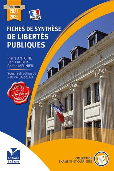 Fiches de synthèse de libertés publiques