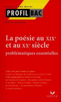 La poésie du XIXe et du XXe siècle : problématiques essentielles