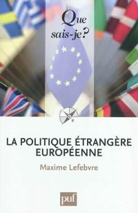 La politique étrangère européenne