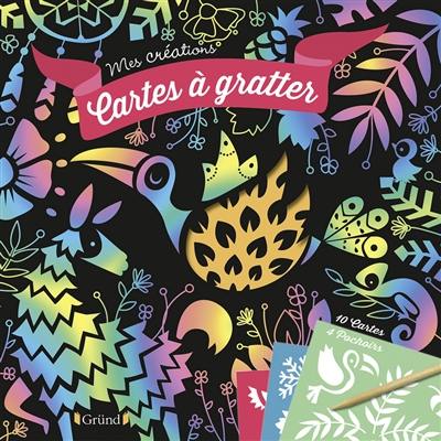 Cartes à gratter : pochoirs Cartes à gratter : pochoirs