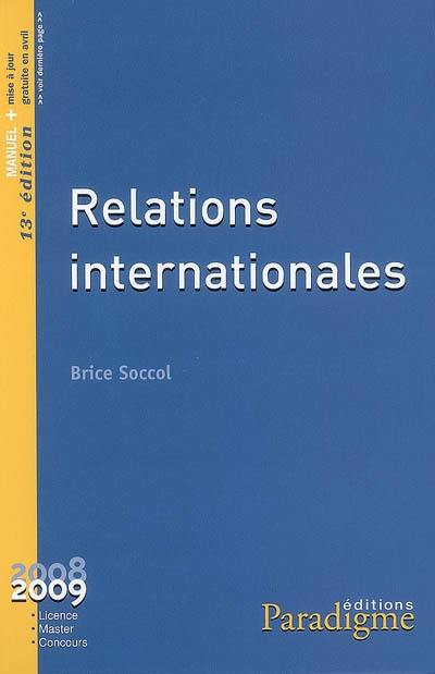 Relations internationales