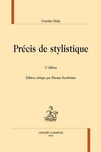 Précis de stylistique