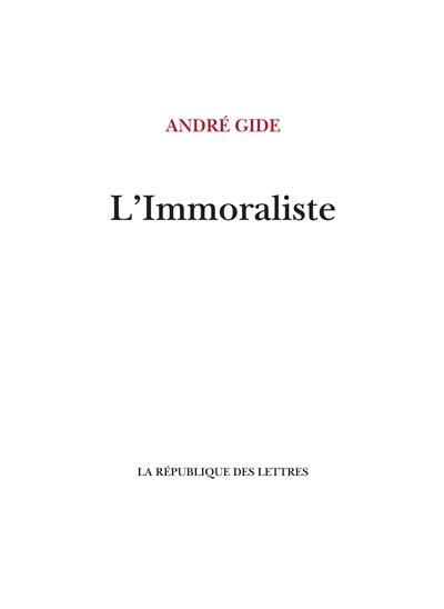 L'immoraliste