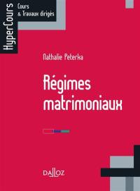 Régimes matrimoniaux