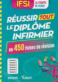 IFSI, la compil de fiches : réussir tout le diplôme infirmier : en 450 fiches de révision