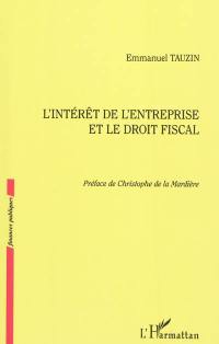 L'intérêt de l'entreprise et le droit fiscal