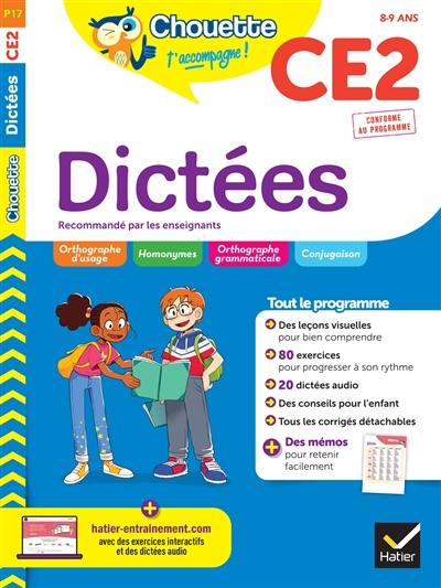 Dictées CE2, 8-9 ans : conforme au programme