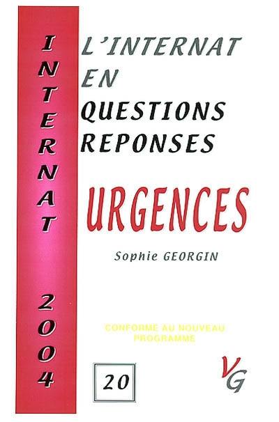 L'internat en question réponses. Vol. 20. Urgences : conforme au nouveau programme