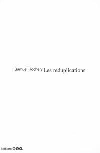 Les reduplications