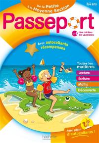 Passeport de la petite à la moyenne section, 3-4 ans : toutes les matières