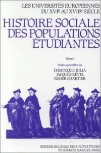 Les Universités européennes du XVIe au XVIIIe siècles : histoire sociale des populations étudiantes. Vol. 1. Bohême, Espagne, Etats italiens, pays germaniques, Pologne, Provinces-Unies