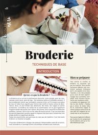 Broderie : techniques de base