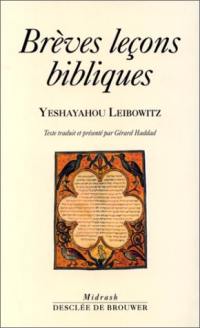 Brèves leçons bibliques : remarques sur la Parashah de la semaine