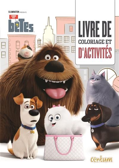 Comme des bêtes : livre de coloriage et d'activités