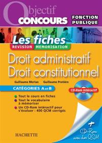 Droit constitutionnel, droit administratif : catégorie A