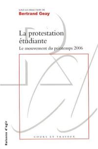 La protestation étudiante