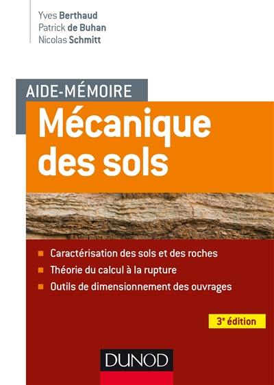 Mécanique des sols : aspects mécaniques des sols et des structures