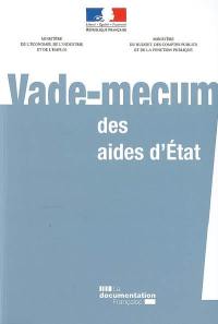 Vade-mecum des aides d'Etat