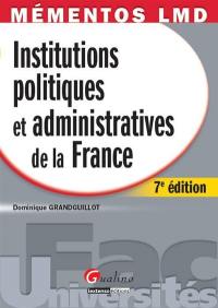 Institutions politiques et administratives de la France