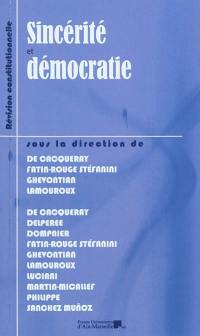 Sincérité et démocratie