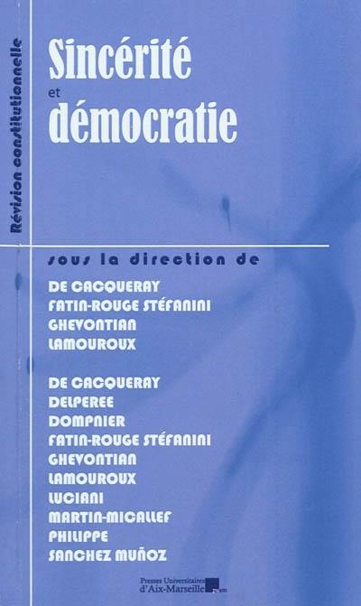 Sincérité et démocratie