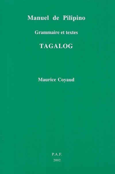 Manuel de pilipino : grammaire et textes tagalog