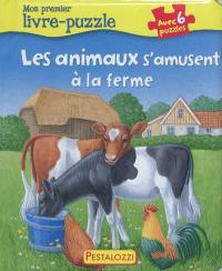 Les animaux s'amusent à la ferme