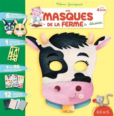 Mes masques de la ferme à décorer