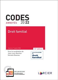 Droit familial 2022