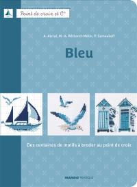 Bleu : des centaines de motifs à broder au point de croix