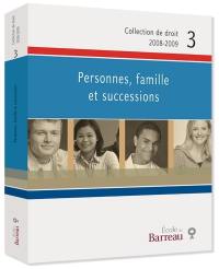 Personnes, famille et successions