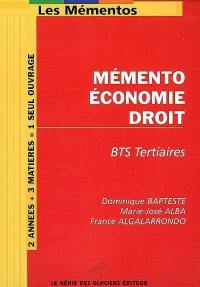 Mémento éco-droit pour BTS tertiaires