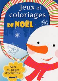 Jeux et coloriages de Noël : avec 96 pages d'activités !