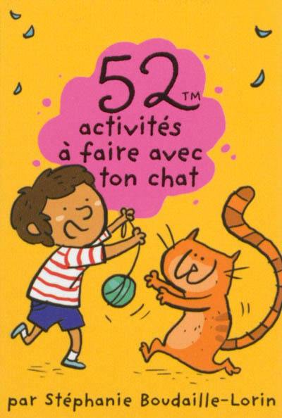 52 activités à faire avec ton chat